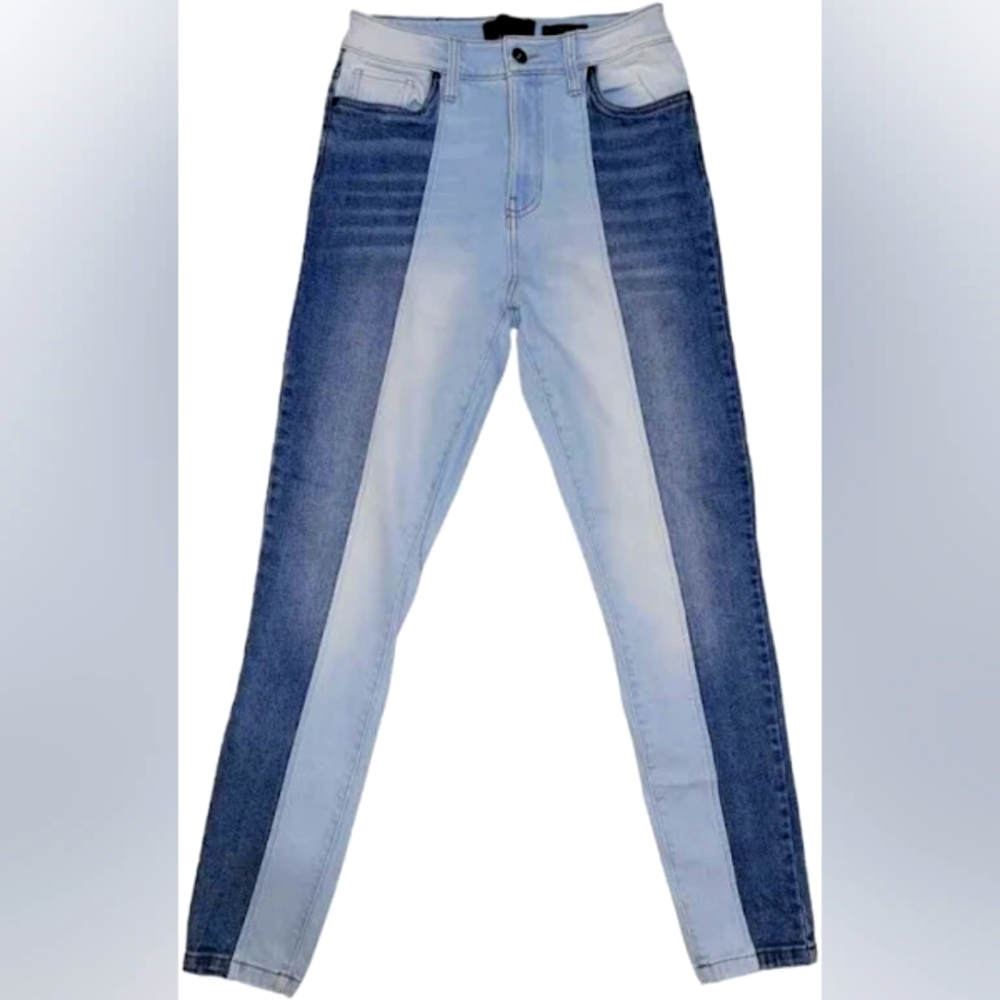 KENDALL + KYLIE The Ultra Babe Skinny Jeans Women's Size 11/30 Two Tone Blue